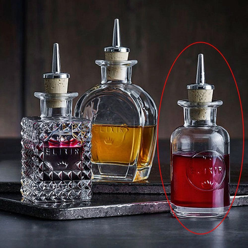 Garrafa Bitter Dash Elixir Nº2 Luigi Bormioli 100ml Vidro