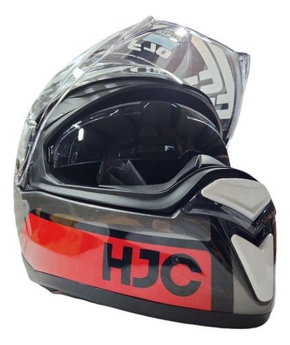 Casco Hjc F70 Tino Mc1 Gri/rojo L