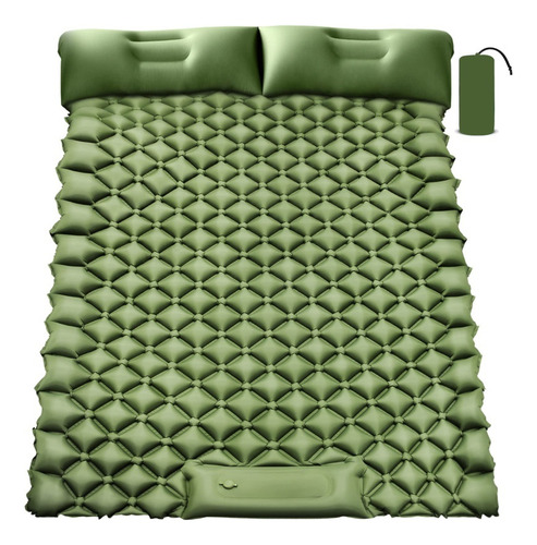 Al Aire Libre Doble Cojín Inflable 40d Nylon Compuesto Tpu