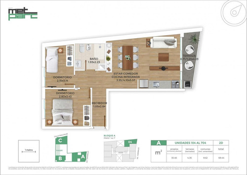 Imagen 8 de 8 de Apartamento 2 Dormitorios La Blanqueada X04.