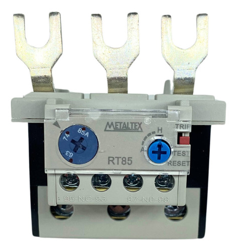 Relé Térmico 63-85a Para Contator Ct50 Ao Ct85 Metaltex 220v