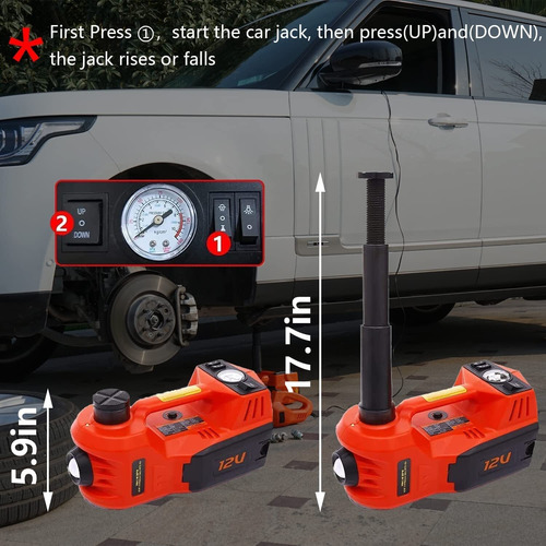 Kit De Gato Eléctrico Hidráulico Para Coche Con Llave De
