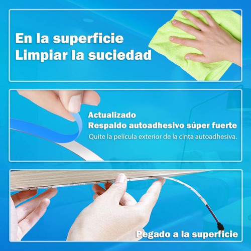 Tira De Led 20m Luces Neón Multicolor Para Cuarto