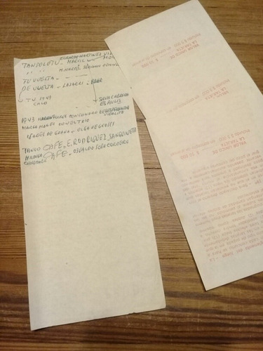 4 Boletas Prode Antiguas 1 De Años 70 Escrita Por Detrás (Usado)