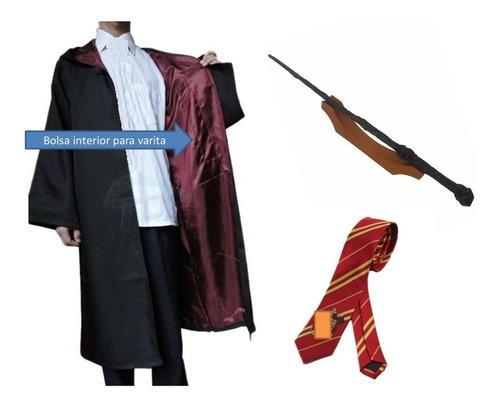 Disfraz Escuela De Magia Y Hechicería Harry Luna Draco Newt