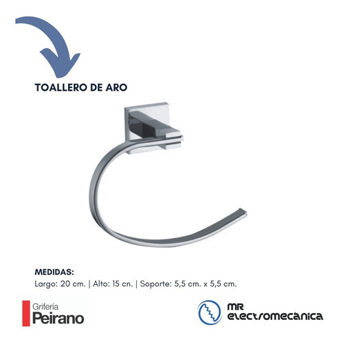 Kit Accesorios Baño Peirano Linea 11000 Kit 6 Piezas