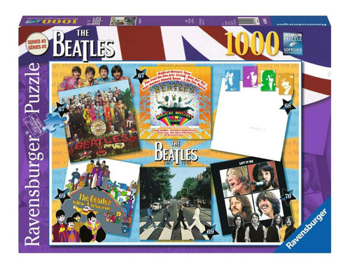 Beatles Albums Rompecabezas 1000 Pz Ravensburger 70x50cm