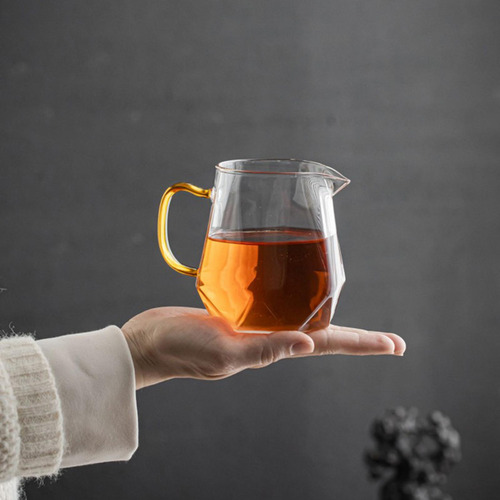 4 Elegante Jarra De Leche De Cristal Con Diseño 400ml