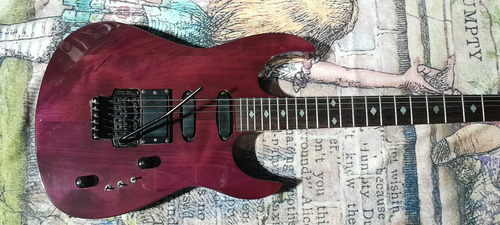 Guitarra B.c.rich St Iii Floyd Rose Alder Anos 90 Destro Roxo Translucido Rosewood E Maple (Usado)
