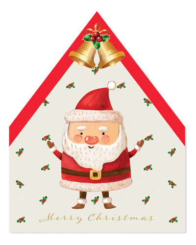 Casita Imprimible Navidad - Papa Noel - Souvenir - Candy Bar