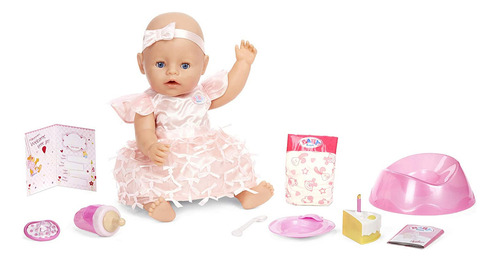 Baby Born Interactive Baby Doll Party Theme Blue Eyes Con 9