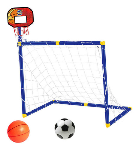 Aro De Baloncesto Con Red De Portería De Fútbol Para Rojo