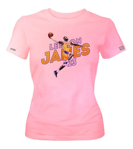 Camiseta Lebron James 23 Lakers Basket Basketball Dama Ikrd