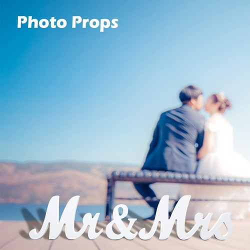 Cartel De Mr Mrs Para Mesa De Boda, Letras Grandes De M...