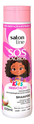 Shampoo Sos Cachos Kids Hidratação 300ml Salon Line