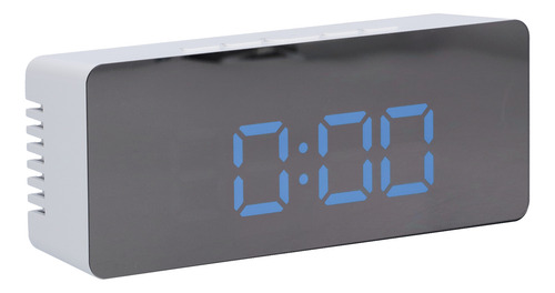 Reloj Digital De Reloj De Despertador De Espejo Led Con Modo