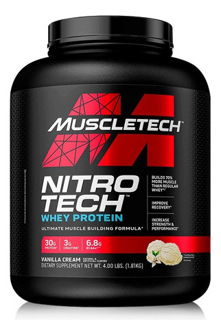 Proteína Nitrotech Performance Series Vainilla 4lb     