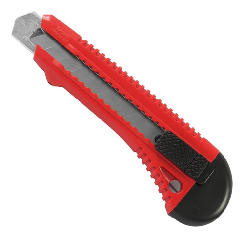 Estilete Lâmina 18mm Retratil Ponta Metal - Mtx