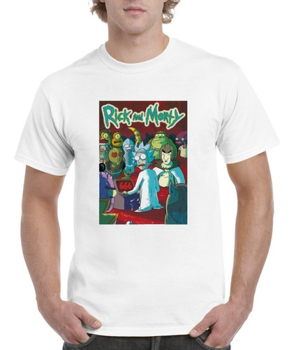 Camisa De Hombre  Moderno Estilo Rick Y Morty