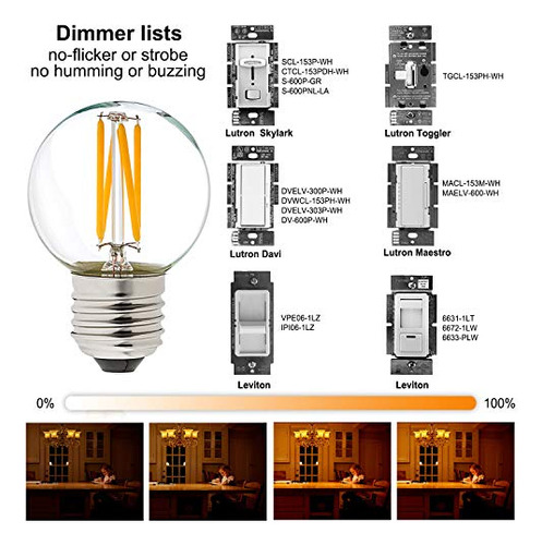 Bombilla Led Regulable G16.5 De Litehistory, 40 W, G16 1/2 L