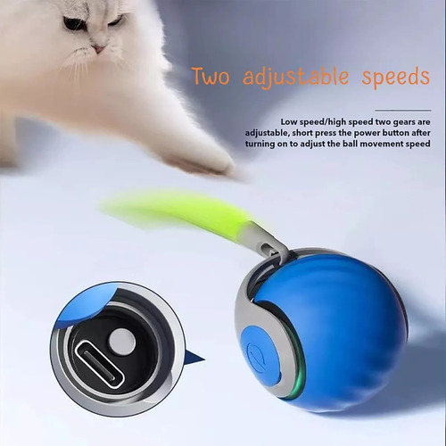 Speedy Tail 2.0, Juguete Para Gatos Speedy Tail, 2 Unidades