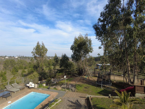 Casa De 4 Dorm/quincho/piscina/ 2 Jacuzzi, Algarrobo Tunquen