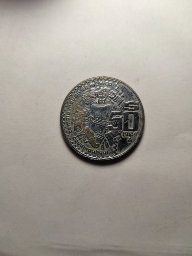 50 Pesos Mexicanos 1984 Coyolxauhqui