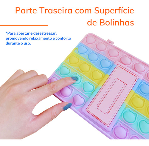 Capa Infantil C/ Alça Suporte P/ Tablet M9s Go M9 Antiqueda