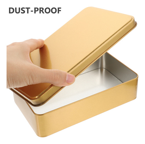 Latas Rectangulares De Metal En Caja Grande De Hojalata Para