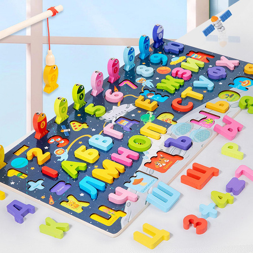 Bloques De Colores A Juego, Juguetes De Madera Montessori