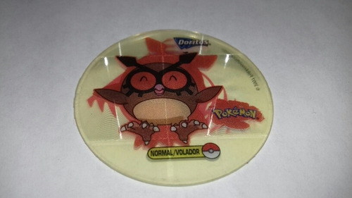 Tazos Glass,hoothoot T-103, Pokemon (Usado)