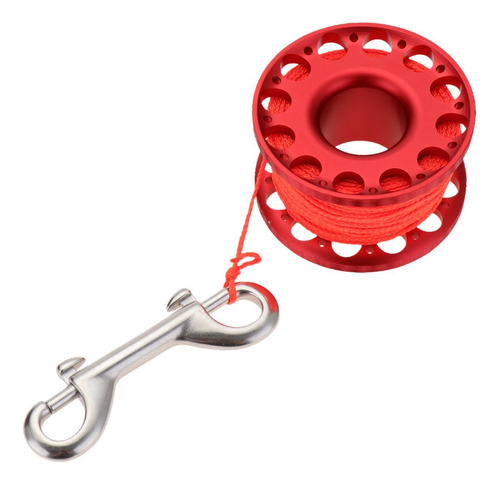 Carrete De Compacto Para Buceo Carrete Rojo