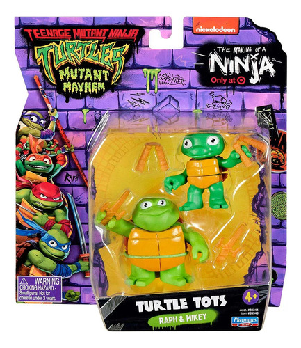 Tartarugas Ninja Raph E Mikey Turtle Tots Sunny 3676