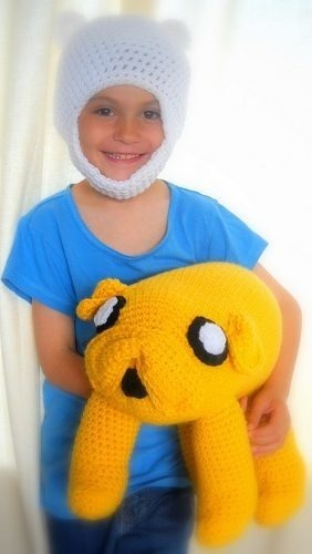 Imagem 2 de 5 de Touca Croche Finn Hora De Aventura - Cosplay Gorro - Newbon