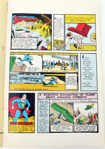 Gibi Hq Action Comics 1 Fac-símile Ed. Abril 1994 Inglês Superman (Usado)