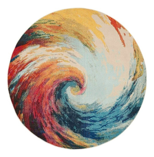 Tapete Decorativo Premium Celestial Wave Redondo 1.60