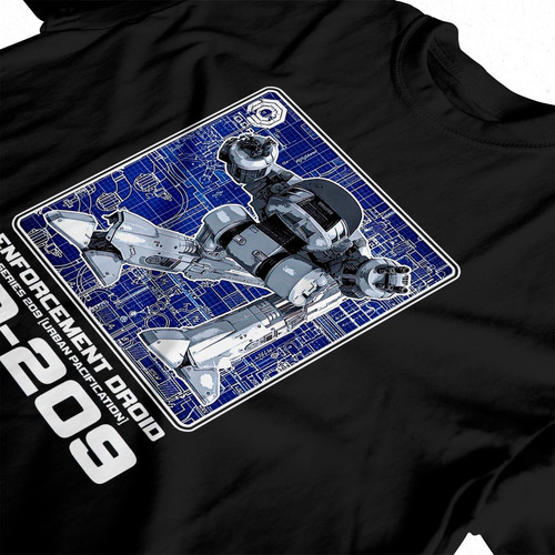 Imagen 2 de 6 de Remera Algodón Robocop 7