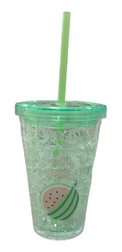 Vaso Gel Refrigerante Doble Capa Con Sorbete Premium