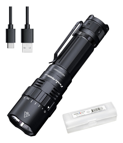 Fenix Pd40r V3.0 Linterna Táctica, 3000 Lúmenes Usb-c Recarg
