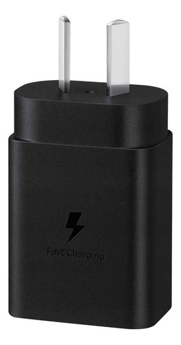 Cargador Rapido Para Samsung Solo Cabezal 45w Usb-c Negro