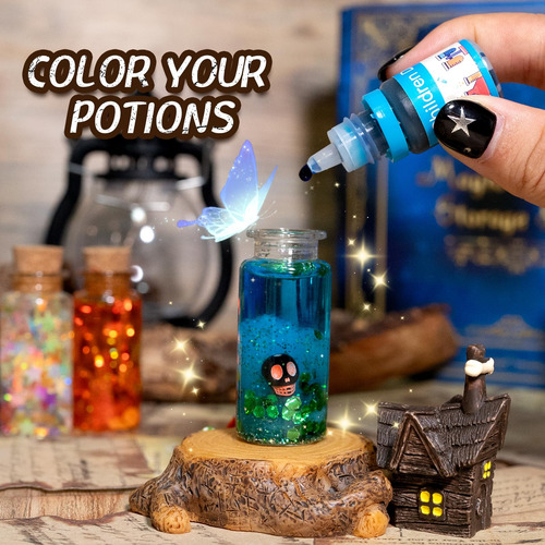 Kit De Pociones Mágicas Para Niños 3 Colores Concentrados