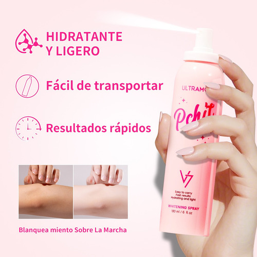 Crema Aclarante Ultramo Emulsión Aclarante Para Cuerpo 180ml