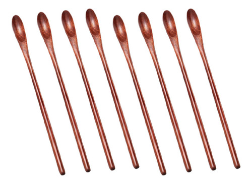 Cucharas De Té Helado De Madera, Cuchara Pequeña Para Agitar
