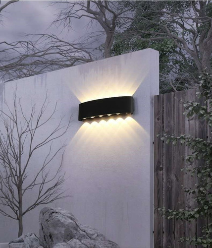 Imagen 4 de 4 de Lámpara Aplique De Pared Ojo De Lupa Matisse X 12 Leds