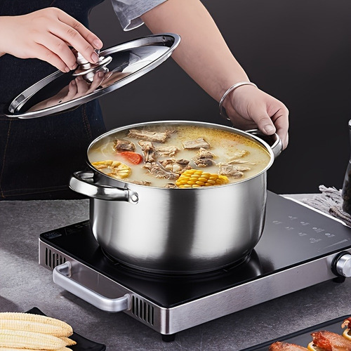Juego De Ollas De Acero Inoxidable De 8 Piezas, Kitchen And