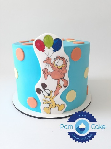 Torta Garfield Y Odie Cumpleaños