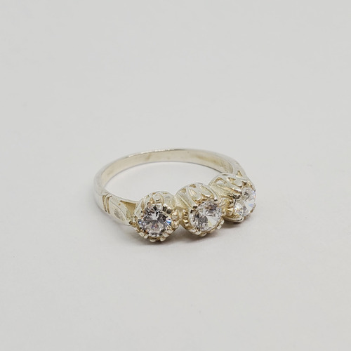 Imagen 2 de 7 de Anillo Plata Con Cubic