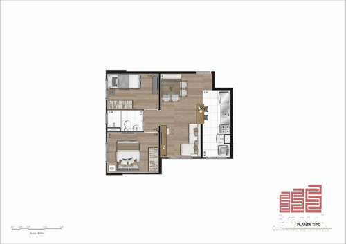 Imagem 9 de 11 de Apartamento A Venda No Tatuapé 2 Quartos Com Vaga Próximo Do Metrô - 7035
