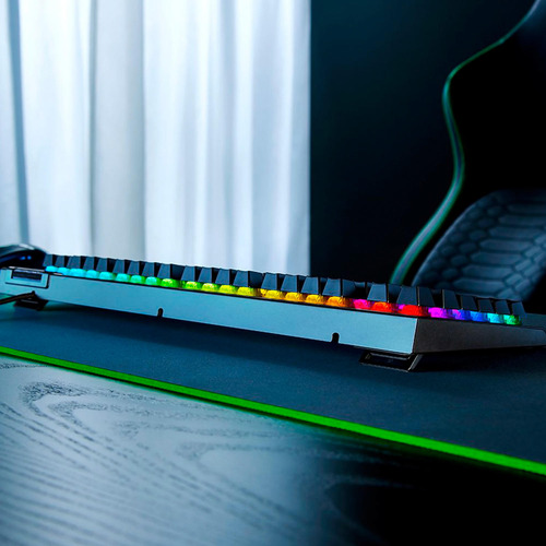 Teclado Gamer Razer Blackwidow V4 X Yellow Switch Español