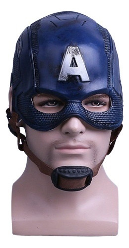 Superhéroe Guerra Civil Capitán América Casco Cosplay Steve